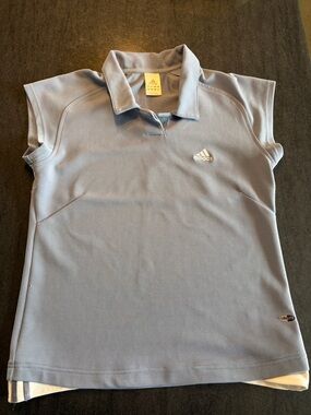 Adidas Blue Polo Shirt